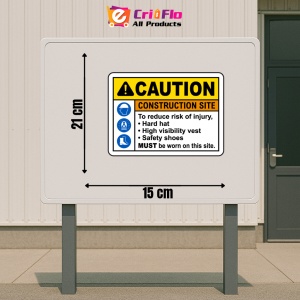 Indicator To Reduce Risk of Injury PPE Sign, Sticker autocolant - Img 2