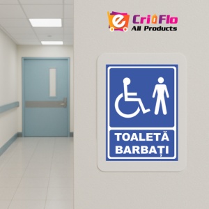 Indicator Toaleta barbati, Sticker autocolant - Img 5