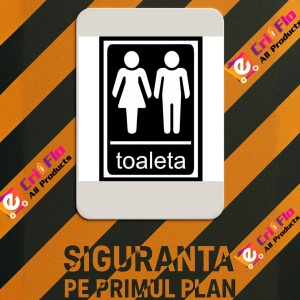 Indicator Toaleta, Sticker autocolant - Img 3