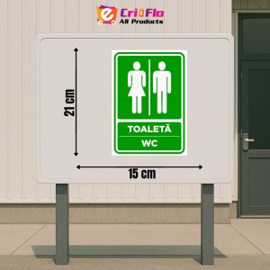 Indicator Toaleta wc, Sticker autocolant - Img 2