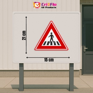 Indicator Trecere pentru avertizare pieton, Sticker autocolant - Img 2
