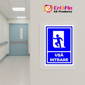 Indicator Usa intrare, Sticker autocolant - Img 5