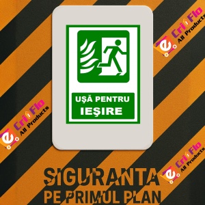 Indicator Usa pentru iesire la dreapta, Sticker autocolant - Img 3