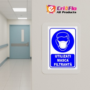 Indicator Utilizati masca filtranta, Sticker autocolant - Img 5