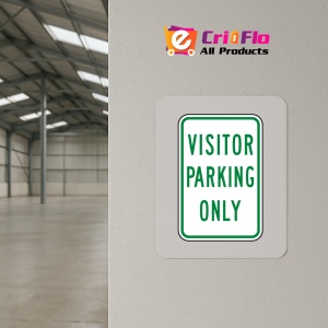 Indicator Visitor Parking Only Sign, Sticker autocolant - Img 4