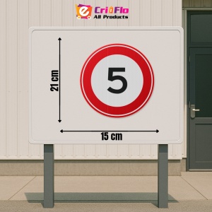 Indicator Viteza maxima 10 km, Sticker autocolant - Img 2