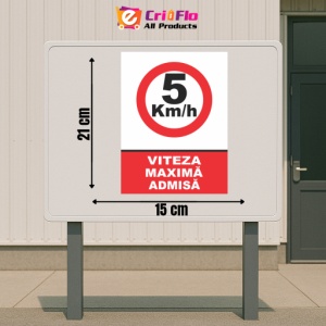 Indicator Viteza maxima adminsa, Sticker autocolant - Img 2