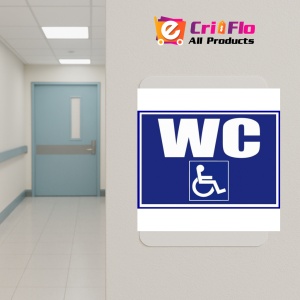 Indicator Wc pentru persoana cu handicap, Sticker autocolant - Img 5