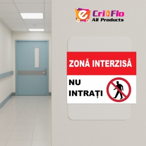 Indicator Zona interzisa nu intrati, Sticker autocolant - Img 5