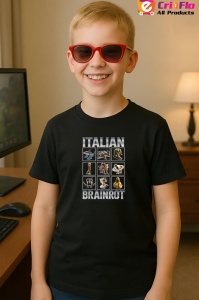 Italian Brainrot ** Tricou Tralalero Tralala Copii | Dama | Barbat - Img 5