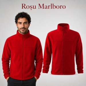Jachetă Polar Fleece tip Bluză Hanorac Bărbați Călduroasă cu Fermoar Malfini Rimeck 501 – 280 g/m² - Img 22