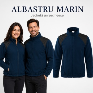 Jachetă Polar Fleece Unisex Damă Bărbat Malfini Hi-Q 506 – 360 g/m², Umeri Impermeabili - Img 12