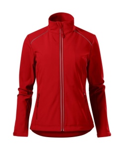Jacheta softshell dama impermeabila de culoare rosu