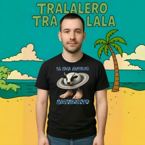 La Vaca Saturno Saturnita 4 ** Tricou Tralalero Tralala Copii | Dama | Barbat - Img 9