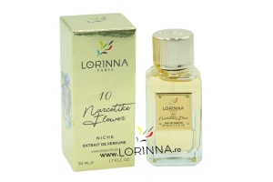 Parfum Lorinna Narcotike Flower, 50 ml, extract de parfum, pentru femei inspirat din Fleur Narcotique Ex Nihilo