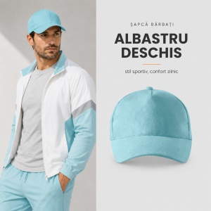 Șapcă Bărbați Sport din Bumbac, Reglabilă cu Cataramă și Cozoroc Curbat – 5P 307 - Img 13