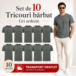 Set 10 Tricouri Bărbat în Aceeași Nuanță, Malfini, 100% Bumbac, 145 g/m², Guler Rotund, 26 Culori, Mărimi S–3XL - Img 15
