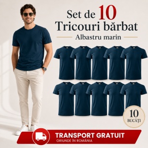 Set 10 tricouri bărbat Malfini Basic Clasic, 100% bumbac, regular fit, 48 culori, mărimi XS–5XL - Img 16