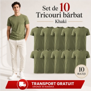 Set 10 tricouri bărbat Malfini Basic Clasic, 100% bumbac, regular fit, 48 culori, mărimi XS–5XL - Img 26