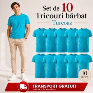 Set 10 tricouri bărbat Malfini Basic Clasic, 100% bumbac, regular fit, 48 culori, mărimi XS–5XL - Img 55