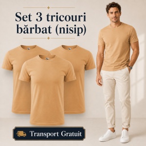 Set 3 Tricouri Bărbat Malfini, 100% Bumbac, 160 g/m², 48 Nuanțe, Mărimi XS–5XL, Transport Gratuit - Img 38