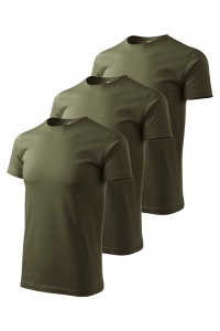 Set 3 tricouri de culoare khaki