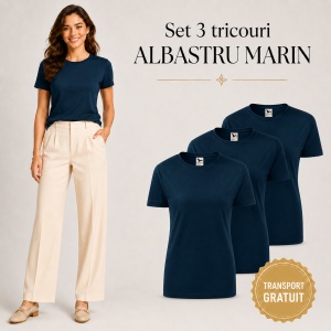 Set 3 tricouri dama - diverse culori pentru femei - Img 19