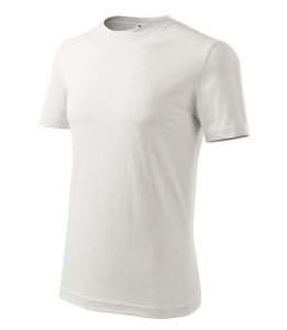 Tricou alb barbat simplu din bumbac 100%