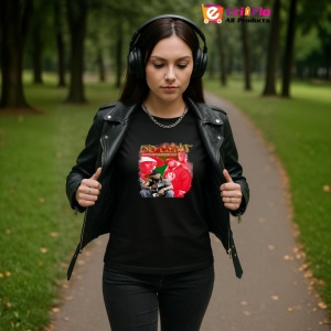 Tricou 50 Cent - Red & Green Style, muzica Hip-Hop / Rap, Dama | Barbat | Copii, Culoare Negru - Img 14