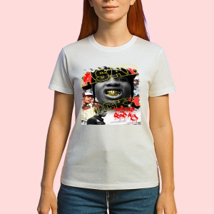 Tricou A$AP Rocky - Gold Teeth Style 1, muzica Hip-Hop / Rap, Dama | Barbat | Copii - Img 2