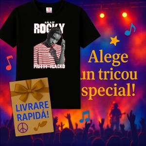 Tricou A$AP Rocky - Pretty Flacko, muzica Hip-Hop / Rap, Dama | Barbat | Copii, Culoare Negru - Img 15