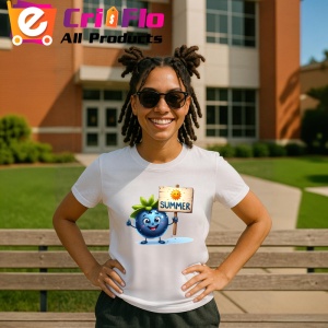 Tricou Afine amuzant de vara summer, Fructe, Copii | Dama - Img 11