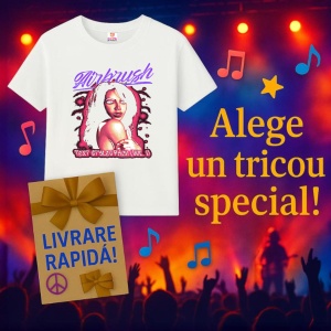 Tricou Airbrush Girl - Retro, muzica POP, Dama | Barbat | Copii - Img 8