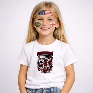 Tricou Aleksandar Mitrovic Serbia World Cup Fifa 2026, din bumbac 100%, tricou alb, Copii | Dama | Barbat - Img 2