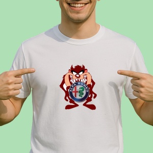 Tricou Alfa Romeo Tazz Zambeste Amenintator | Unisex Dama si Barbat