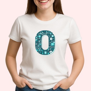 Tricou Alfabet Litera O cu animal Owl Buftinita, Alb, Unisex Dama si Barbat | Copii - Img 2