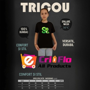 Tricou Alfabet Litera S cu animal Snake Sarpe, Negru, Unisex Dama si Barbat | Copii - Img 8