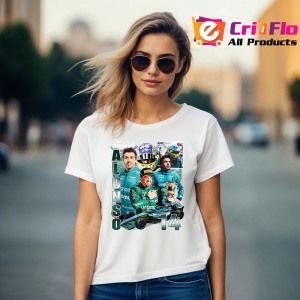 Tricou Alonso Imagine Colaj Echipa Aston Martin Formula 1, Copii | Dama | Barbat - Img 9