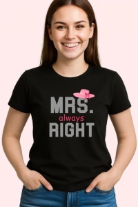 Tricou Always Inima Roz, din bumbac 100%, tricou negru Dama