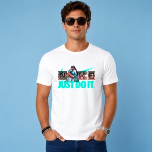 Tricou Anime Girl Street Fashion Teal Pink Urban Lifestyle, din bumbac 100% Copii | Dama | Barbat - Img 3