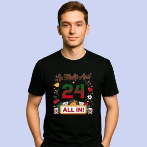 Tricou Aniversar cadou varsta 24 ani, Barbat