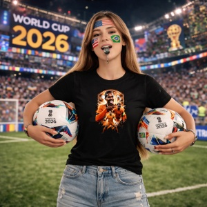 Tricou Arjen Robben Netherlands World Cup Fifa 2026 V2, din bumbac 100%, tricou negru, Copii | Dama | Barbat - Img 9