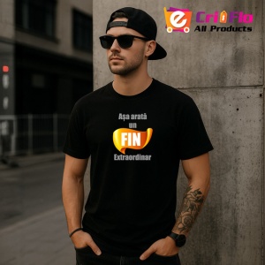 Tricou Asa Arata Un Fin Extraordinar Galben V1, din bumbac 100%, tricou negru Barbat - Img 3