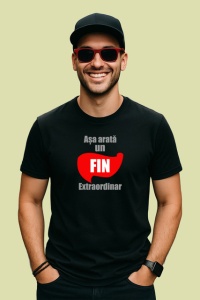 Tricou Asa Arata Un Fin Extraordinar Rosu V2, din bumbac 100%, tricou negru Barbat - Img 2