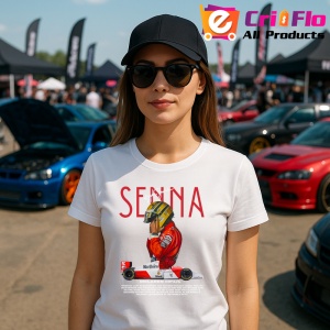 Tricou Ayrton Senna Colaj Istoric Masina Rosie Formula 1 Retro, Copii | Dama | Barbat - Img 8