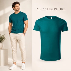 Tricou Bărbat 819 Epic, 100% Bumbac Organic, 160 g/m², Guler Rotund, 14 Culori, Mărimi S–3XL - Img 13