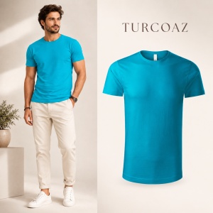 Tricou Bărbat 819 Epic, 100% Bumbac Organic, 160 g/m², Guler Rotund, 14 Culori, Mărimi S–3XL - Img 23