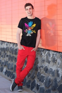 Tricou barbat bumbac 100%, personalizat haios Buddy Painting Grafitti Street v2 - Cadou