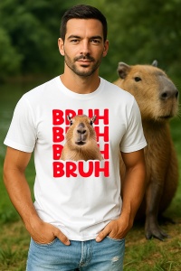 Tricou Barbat CapyBara - BRUH - Img 4