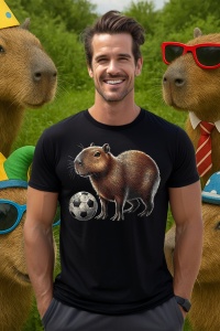 Tricou Barbat CapyBara - fotbalist - Img 4